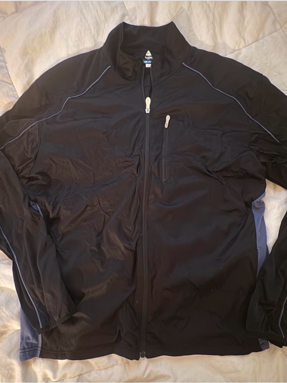 bolle Black Performance Jacket with Gray Panels